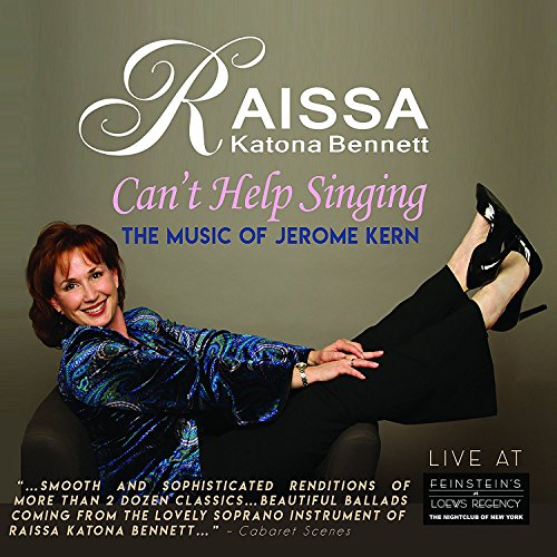 CD cover featuring Raissa Katona Bennett in a relaxed pose, singing.