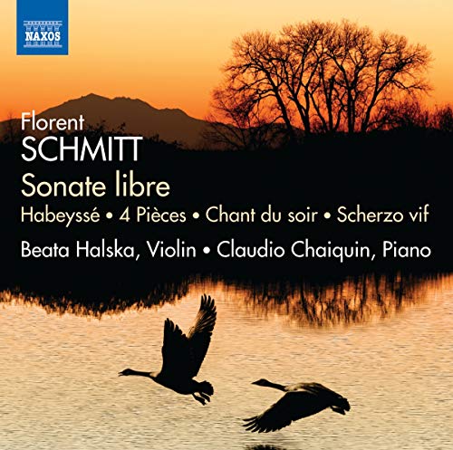CD cover: landscape with silhouetted trees, birds, and text details.