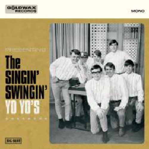 Vinyl record cover featuring a group of young men in matching outfits.