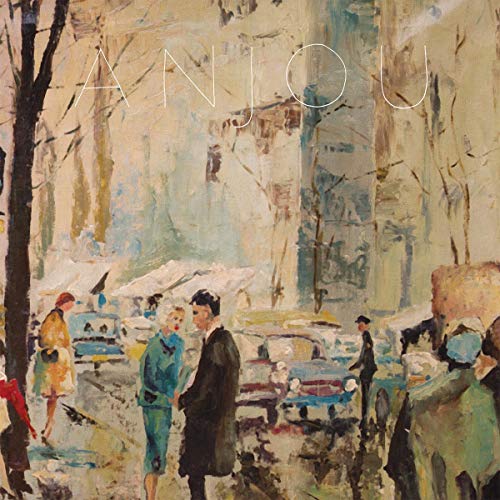 CD cover: painted street scene with people and vintage cars.