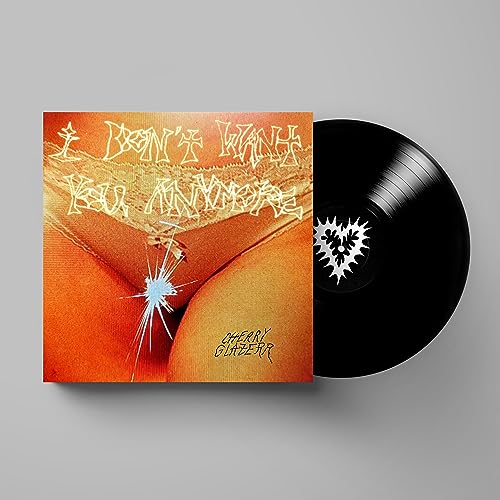 Cherry Glazerr vinyl record with abstract cover art and black disc.