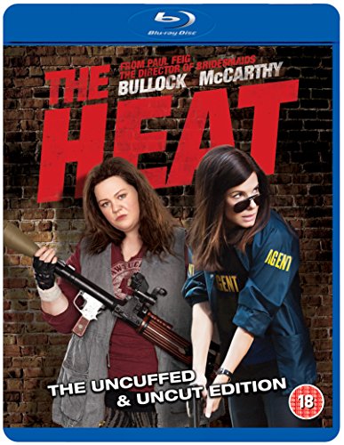 Blu-ray cover for "The Heat" featuring Sandra Bullock and Melissa McCarthy.