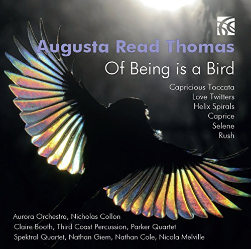 CD cover: bird's wing with album title "Of Being is a Bird".