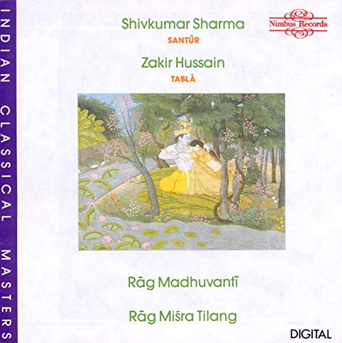 CD cover: Indian classical music with a miniature painting of Krishna.