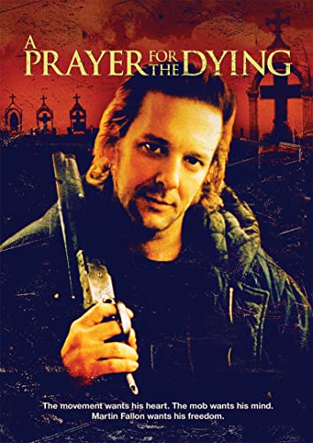 DVD cover for "Prayer For The Dying" featuring a man with a gun.