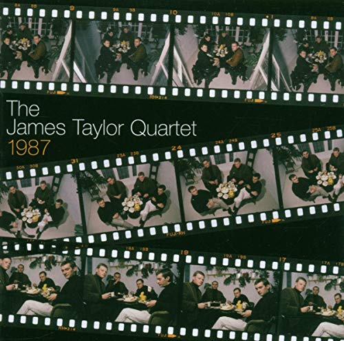 CD cover for James Taylor Quartet’s 1987 album, filmstrip design.