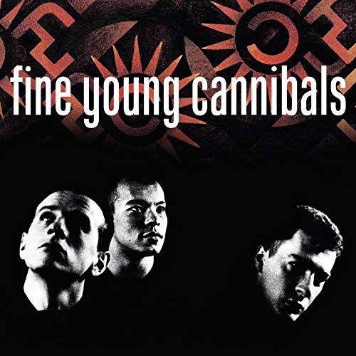 Album cover for Fine Young Cannibals featuring three men in black and white.