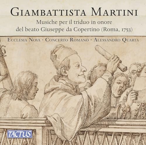 CD cover: sketch of a robed figure raising a rolled scroll.