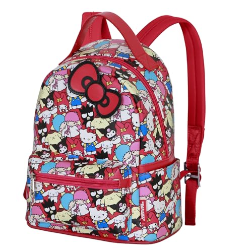 Sanrio Hello Kitty Friends Small Heady Backpack, Multicolour