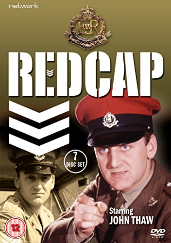 DVD cover for "Redcap" featuring a man in a red military cap.