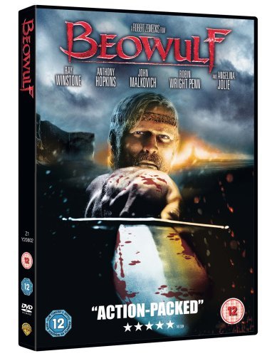 DVD case for action movie with a muscular man holding a sword covered in blood.