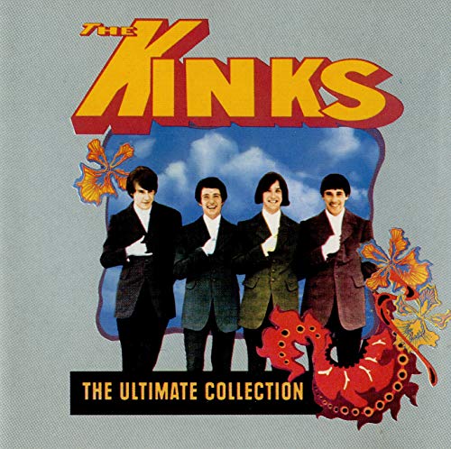 The Kinks album cover featuring the band and floral designs.