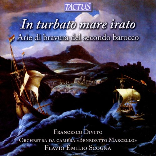 CD cover: stormy seascape with ships, text “In turbato mare irato”.