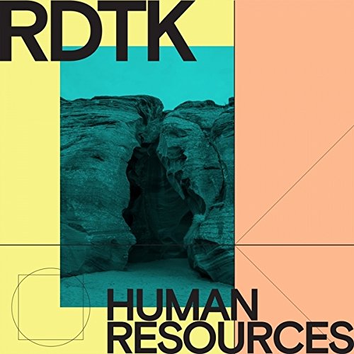 CD cover for "Human Resources" by RDTK, featuring a canyon landscape.