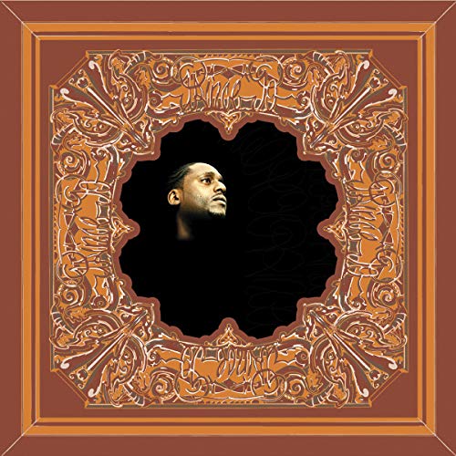 CD cover: Prince Po’s portrait framed by ornate gold designs on brown.