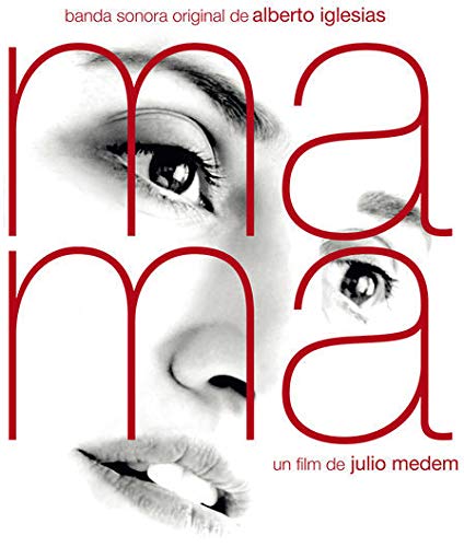 CD cover for "Ma Ma" soundtrack by Alberto Iglesias, featuring a face.