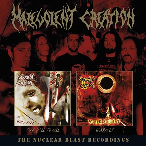 Metal band Malevolent Creation CD cover with album art and band members.