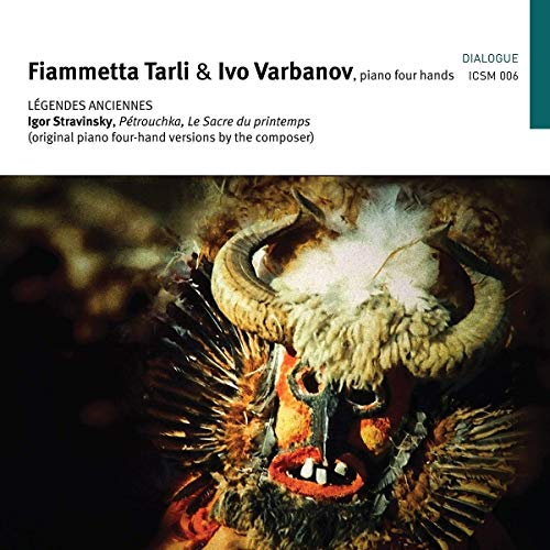 CD cover for "Légendes Anciennes" featuring a horned, masked figure.