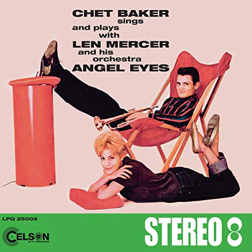 Chet Baker and Len Mercer album cover with a relaxed, posed illustration.
