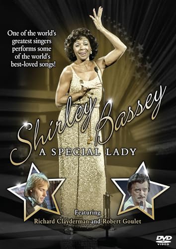 Shirley Bassey on DVD cover, with Richard Clayderman and Robert Goulet.