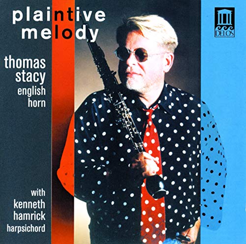 CD cover featuring Thomas Stacy with an English horn and Kenneth Hamrick.