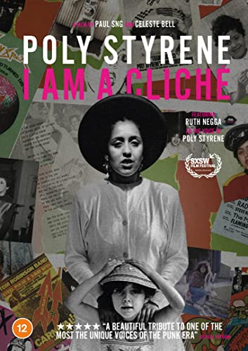 DVD cover featuring Poly Styrene in a hat, black and white portrait.