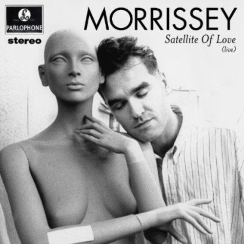 Morrissey record cover: black and white image of a man and mannequin.