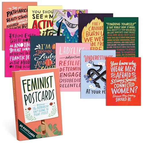 Em & Friends Feminist Postcard Book