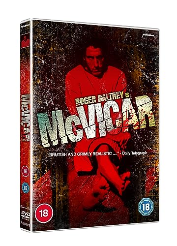 DVD cover for "McVicar" featuring Roger Daltrey in a distressed image.