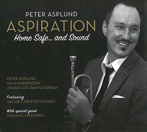 CD cover featuring Peter Asplund, a smiling man holding a trumpet.