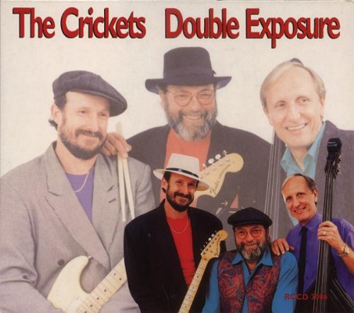 CD cover for “Double Exposure” featuring five musicians with instruments.