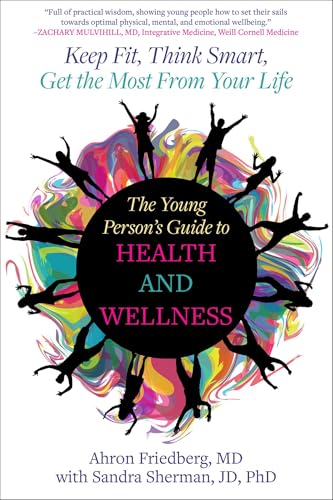 Book cover with silhouettes of active people around a colorful swirl.