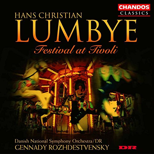 CD cover: illuminated carousel at Tivoli Gardens, orchestral music details.