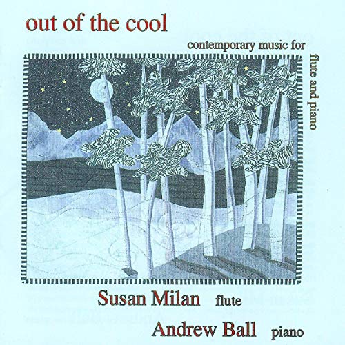 CD cover for "Out of the Cool" featuring a painted forest landscape.