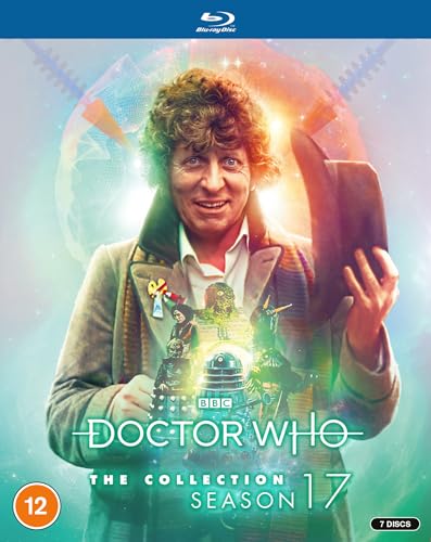 Doctor Who Season 17 Blu-ray cover featuring the Fourth Doctor holding his hat.