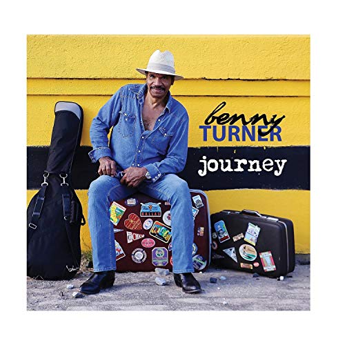 CD cover for Benny Turner's "Journey" featuring a man with a guitar.