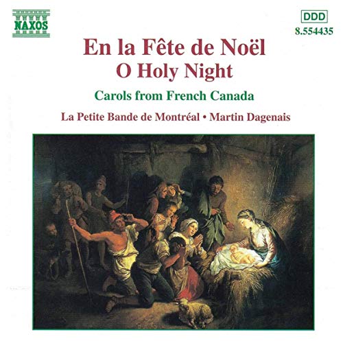 CD cover: Nativity scene painting with text “O Holy Night” and band name.
