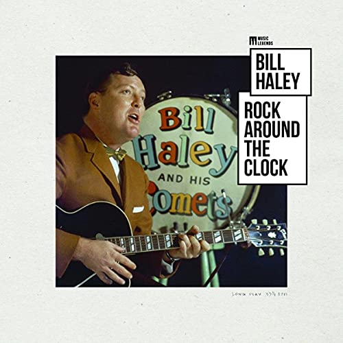 Bill Haley and His Comets album cover, a man playing guitar.