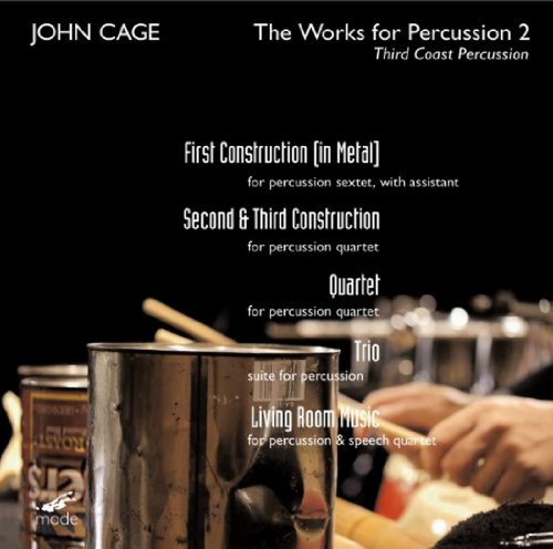 CD cover for John Cage’s “The Works for Percussion 2” by Third Coast Percussion.