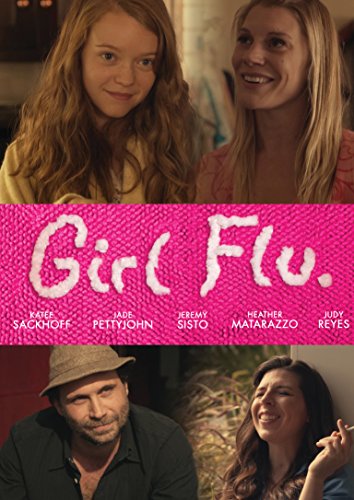DVD cover for "Girl Flu" featuring four actors in portrait shots.