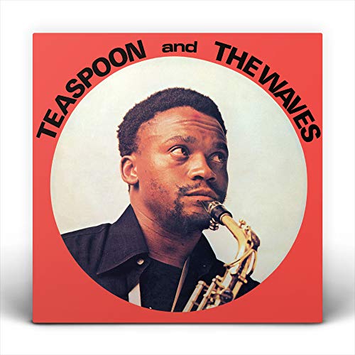 Album cover featuring a Black man playing a saxophone, red background.