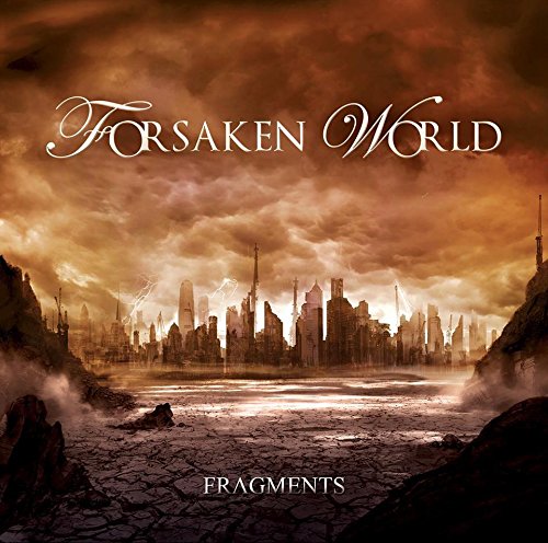 CD cover: ruined cityscape under stormy, orange-toned sky.