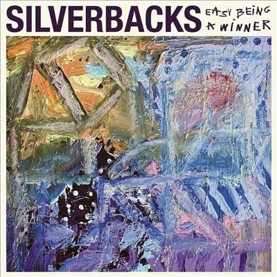 Silverbacks album cover: abstract painted image of a building facade.