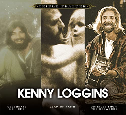 CD cover featuring Kenny Loggins in a triple portrait with text.