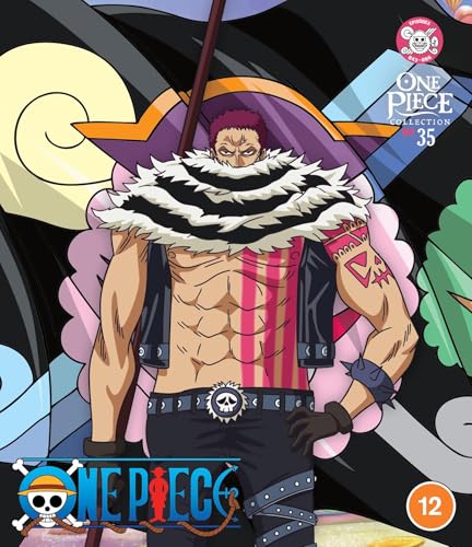 One Piece Collection 35 Blu-ray cover featuring a muscular, bearded man.