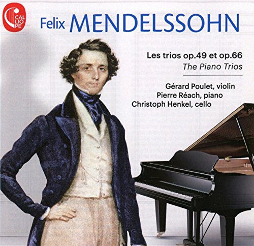 CD cover featuring portrait of Felix Mendelssohn with a piano.