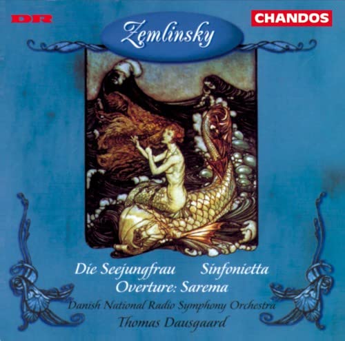 CD cover featuring an illustration of a mermaid against a blue background.