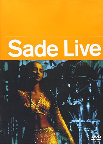 DVD cover for "Sade Live" featuring Sade Adu performing onstage.