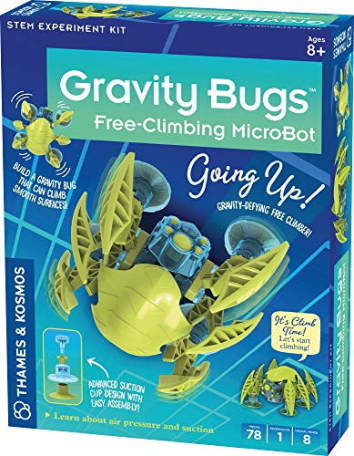 Thames & Kosmos | 550034 | Gravity Bugs | Free - Climbing Microbot | STEM Experiment kit | Ages 8+