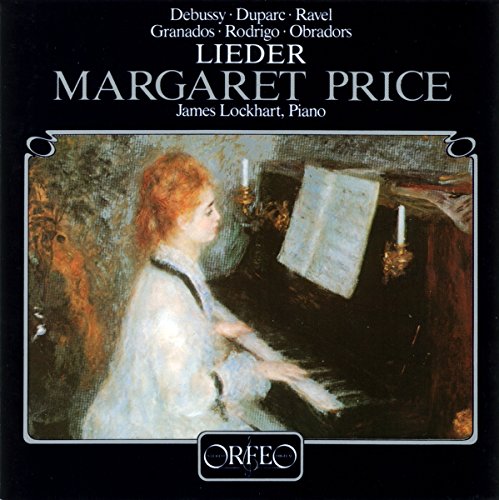 CD cover featuring Margaret Price, pianist James Lockhart, and a painting.